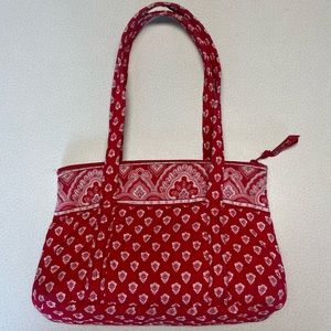 Vera Bradley Nantucket Red Little Betsy Bag